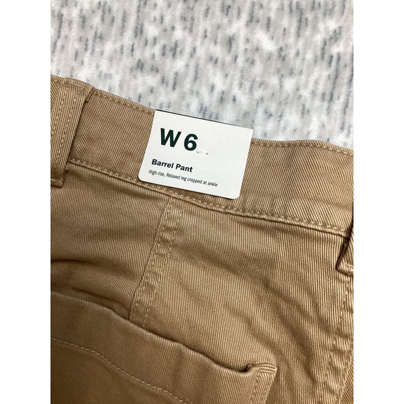 Alpine Design Womens Barrel Pant Sahara Sand High Rise Crop Tan ADW24905 Size 6 - Picture 4 of 5